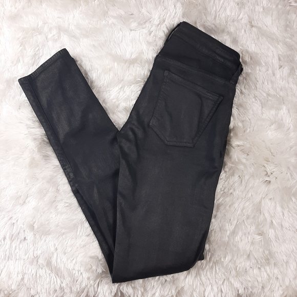 Citizens of Humanity Wax Coated Logan Moto Jeans - Picture 7 of 12